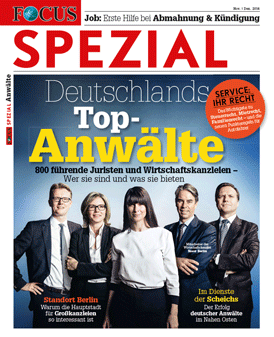 FOCUS-SPEZIAL - Deutschlands Top-Anwälte