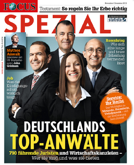 FOCUS-SPEZIAL - Deutschlands große Anwaltsliste
