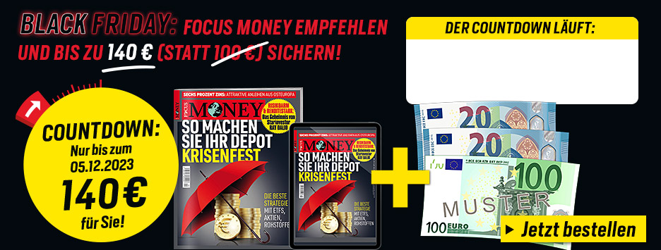 FOCUS-MONEY Kombi-Abo + 140 Scheck