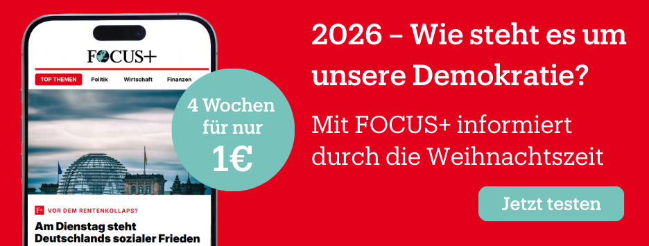 FOCUS PLUS - 4 Wochen für nur 1€