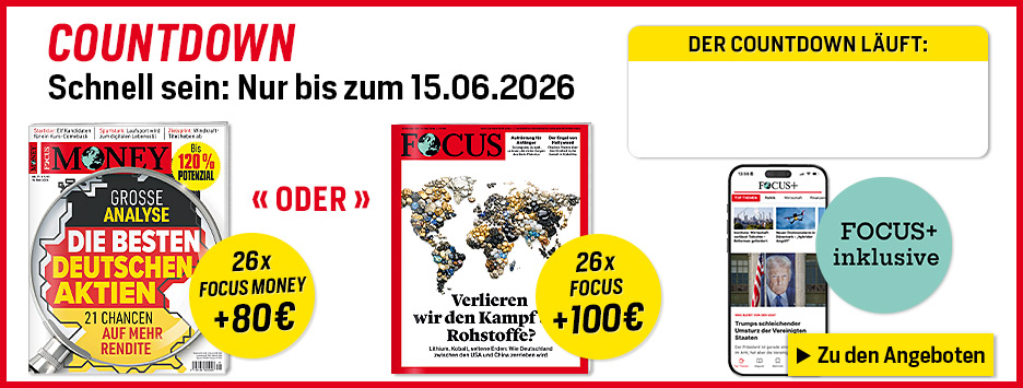 FOCUS oder FOCUS MONEY - Countdown