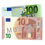 110 EUR Verrechnungsscheck