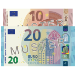 30 EUR Verrechnungsscheck 