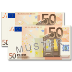 100 EUR Verrechnungsscheck