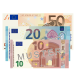80 EUR Verrechnungsscheck