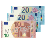 50 EUR Verrechnungsscheck