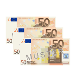 150 EUR Verrechnungsscheck 