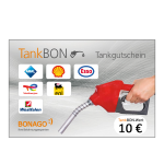 BONAGO TankBON über EUR 10,- 