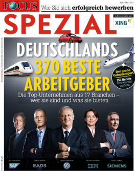 FOCUS-SPEZIAL – Deutschlands 370 beste Arbeitgeber