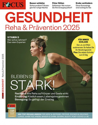 FOCUS GESUNDHEIT - aktuelle Ausgabe 06/2021