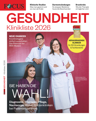 FOCUS-GESUNDHEIT - Klinikliste 2026 