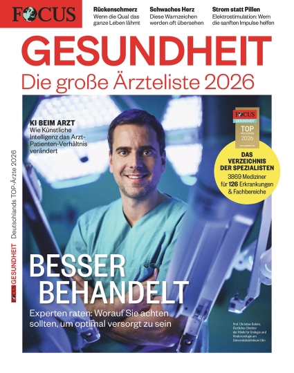 FOCUS-GESUNDHEIT - Die große Ärzteliste 2026