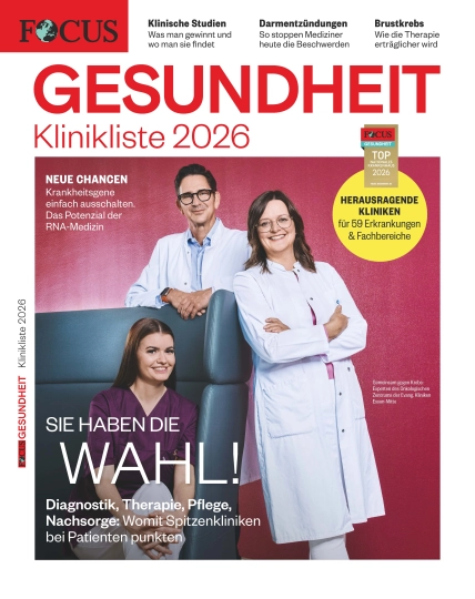 FOCUS-GESUNDHEIT - Klinikliste 2026